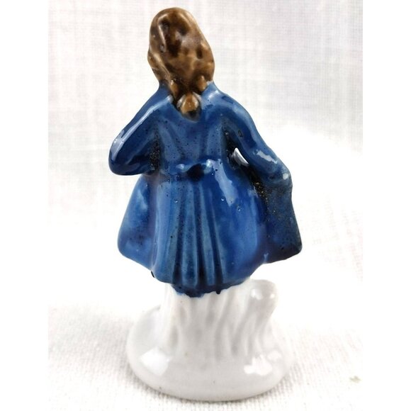 Colonial Noble Man Vintage Occupied Japan Hand Painted 3 Inch Statue - Picture 6 of 12